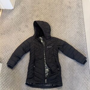 Girls size xs Columbia Omni heat winter coat